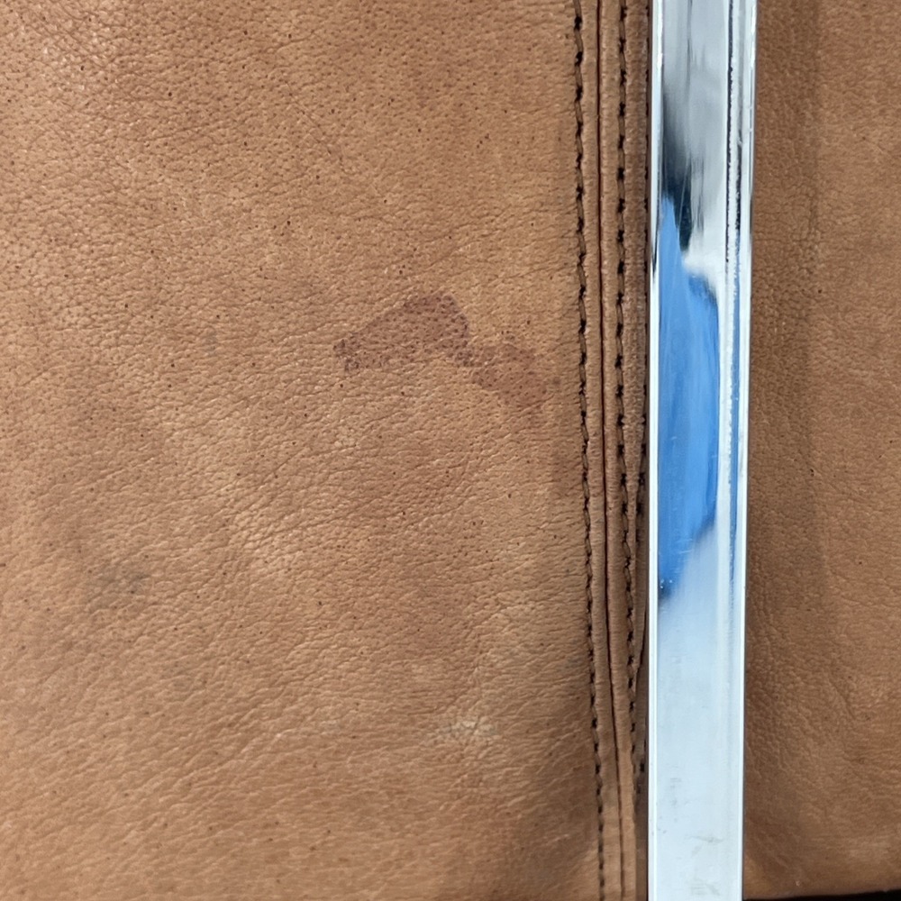 Vintage Danier Tote Large Satchel Bag Compartments‎ Teracotta Honey Brown Purse - Picture 4 of 16